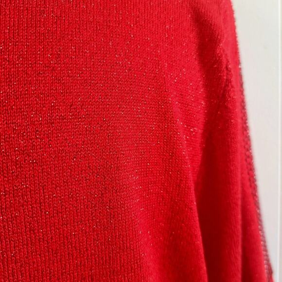 JM Collection Embellished Cold Shoulder Sweater Dress - Picture 9 of 10